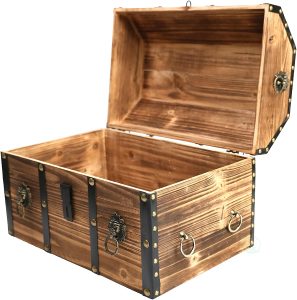 burnt wooden storage trunk 6