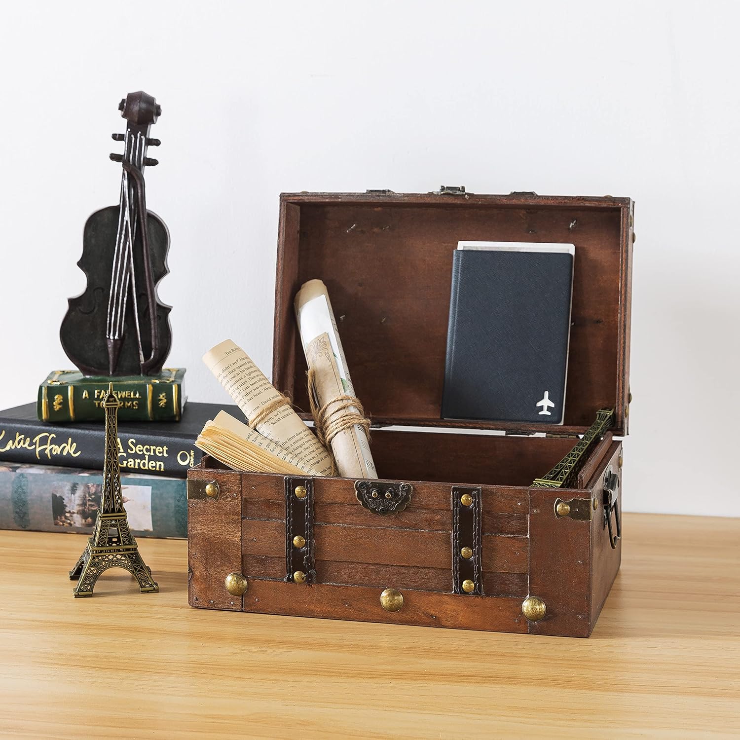 small wooden treasure chest2