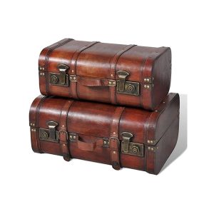 Decorative Antique Suitcase Boxes 