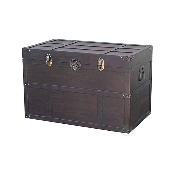 large vintage wooden storage trunk chest (4)