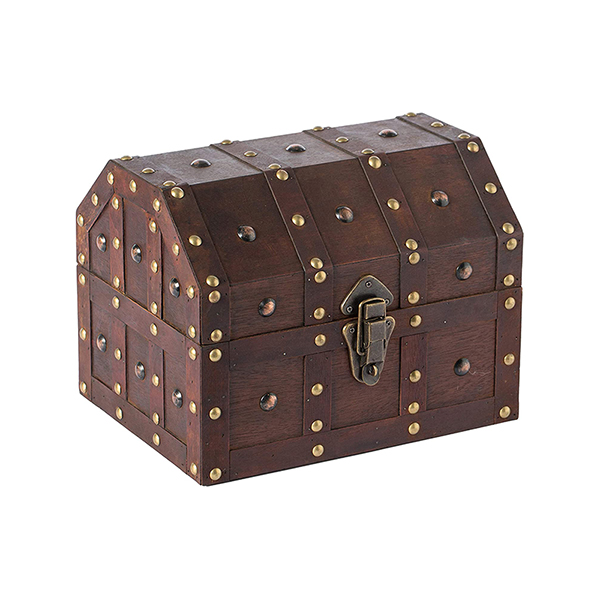 wooden pirate treasure chest