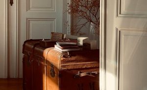decorative wooden storage trunk home decor
