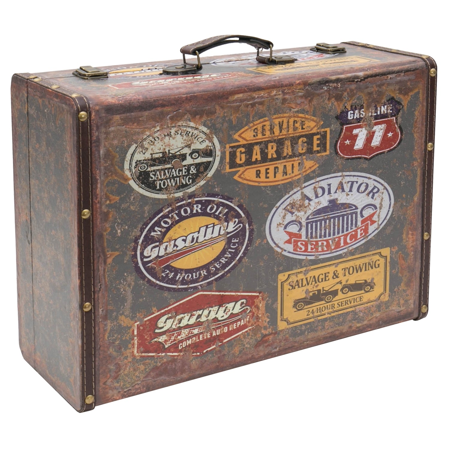 Wooden Vintage Suitcases Retro Luggage Dé Cor, Antique Decorative Storage Chests