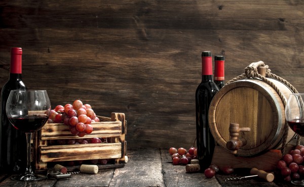 wine display