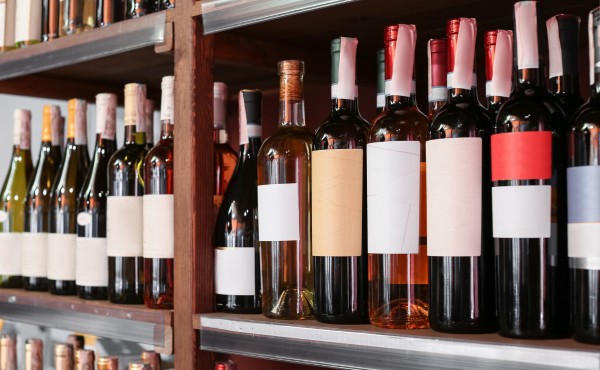 wine display